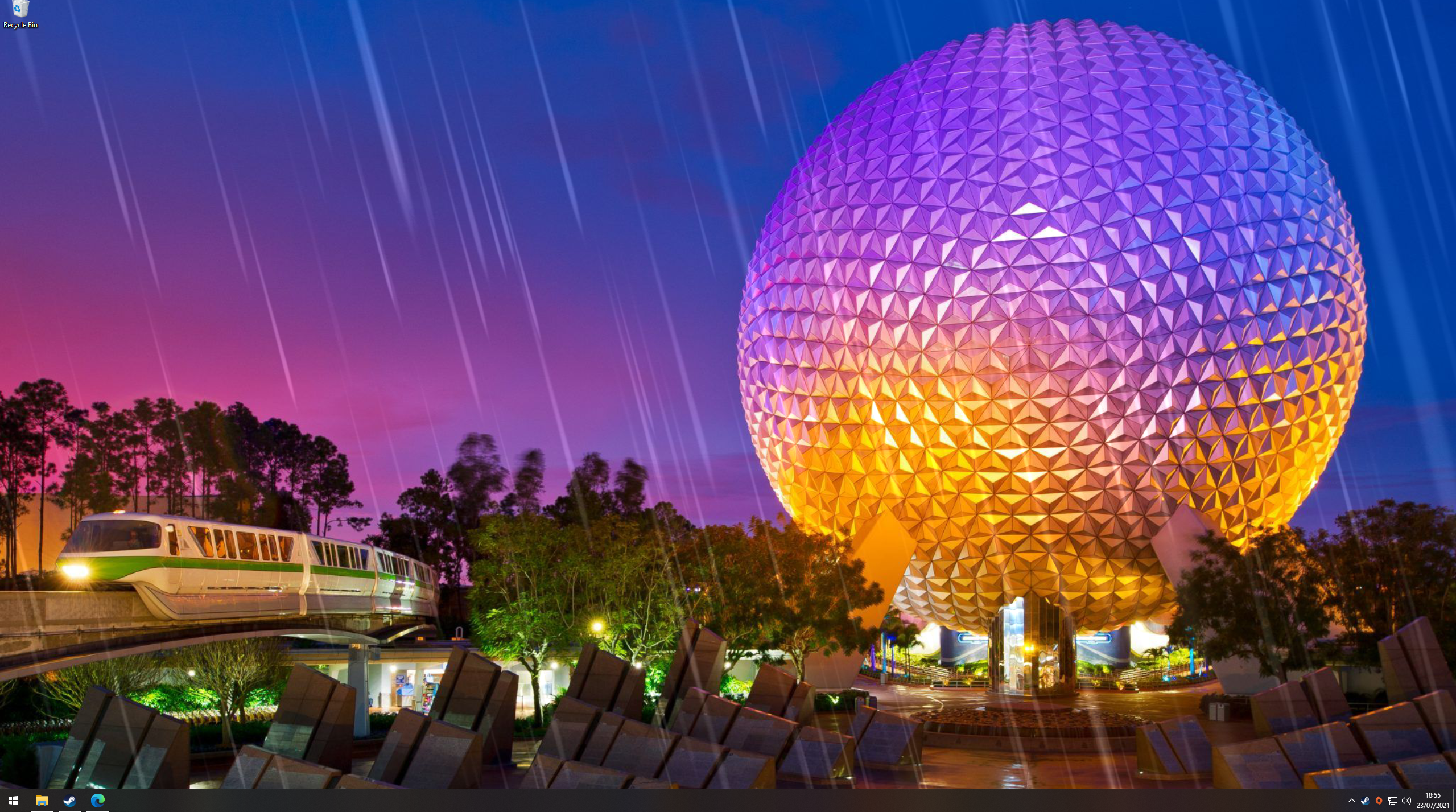 Wallpaper Engine Rainy Day At Epcot R