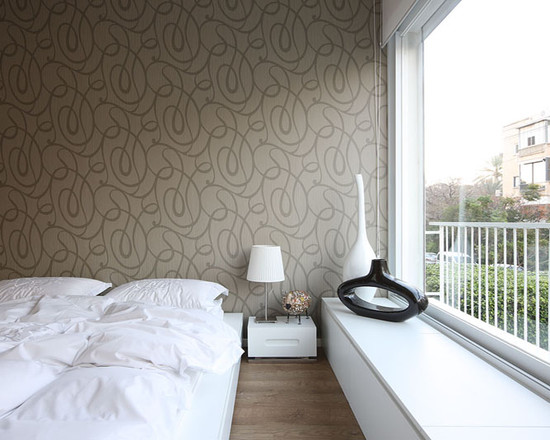Contemporary Grey Wallpaper Beautiful Homes Design