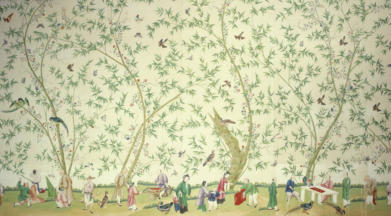 Chinese Wallpaper Over National Trust Collections