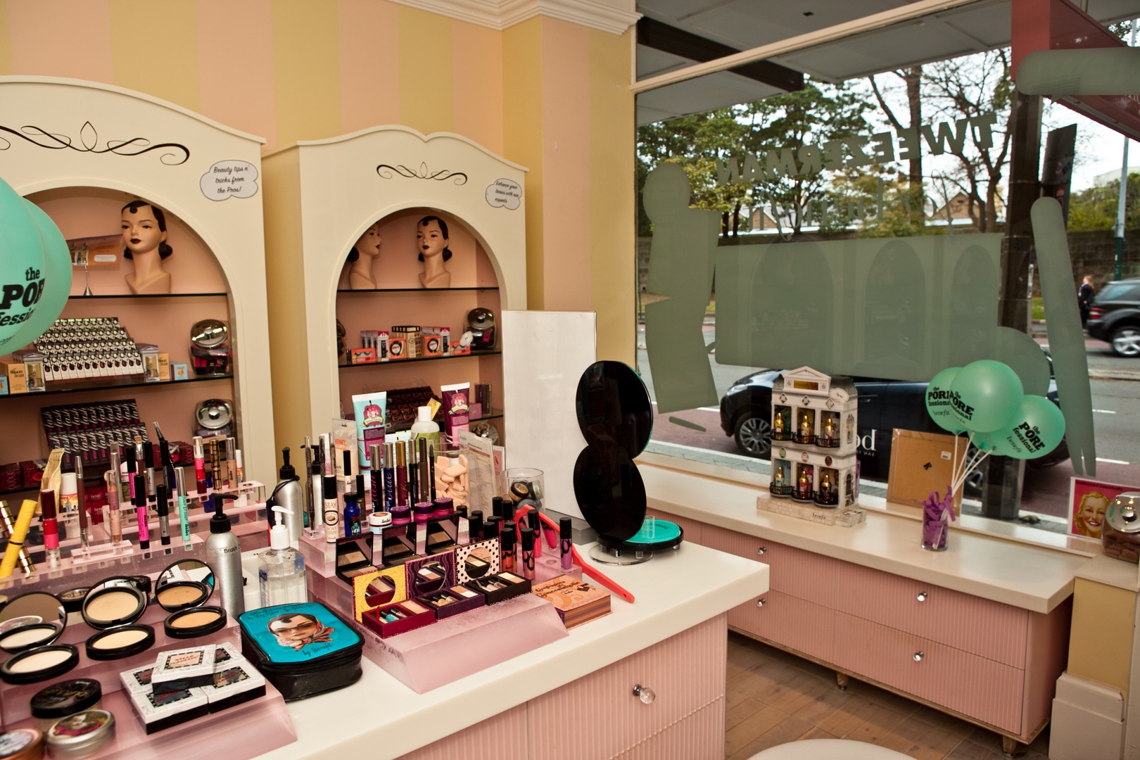 Benefit Cosmetics Wallpaper Benefit boutique in paddington