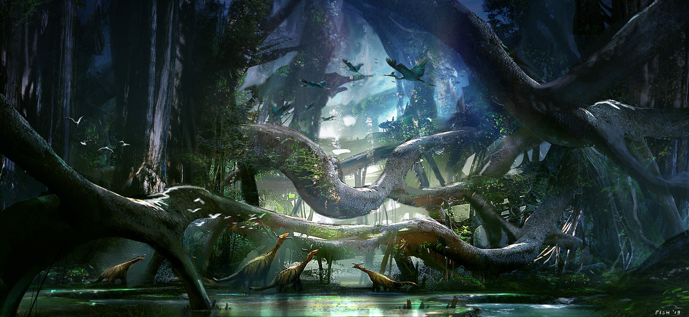 Dinosaur Forest by Fish032 on