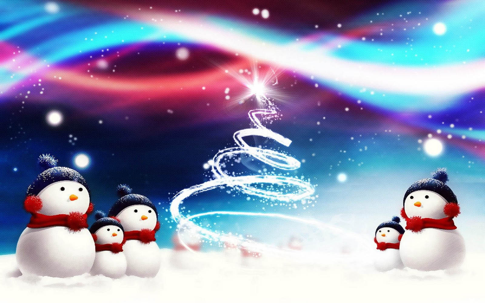Snowman Background Desktop Wallpaper