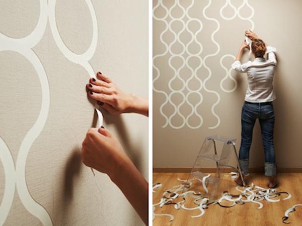 Have Fun Redecorating With Tear Off Wallpaper