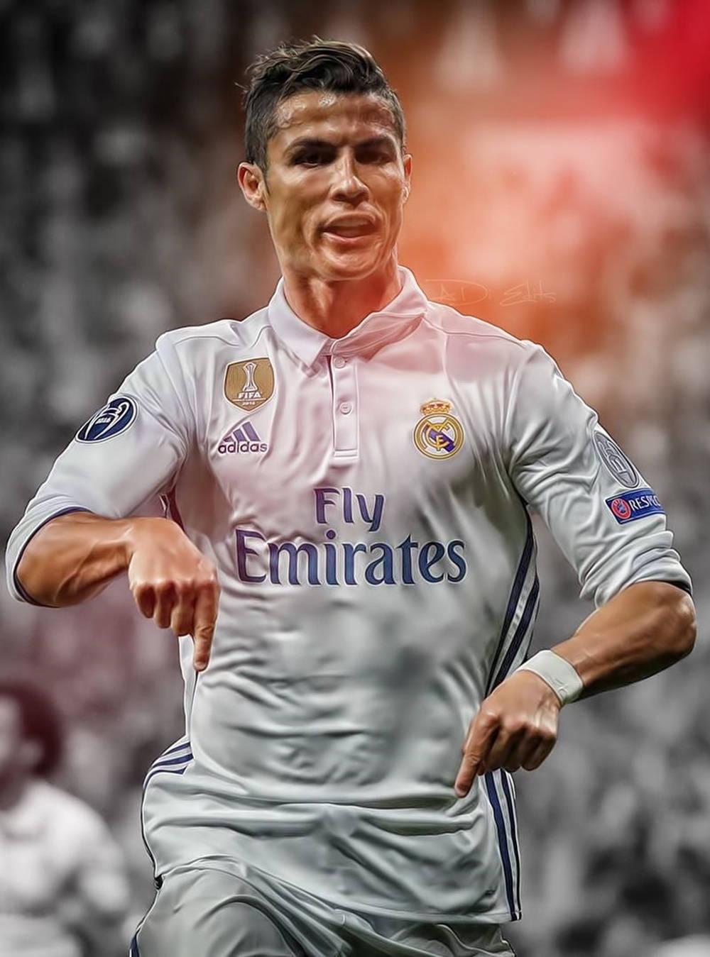 Cristiano Ronaldo Cool White Real Madrid Uniform