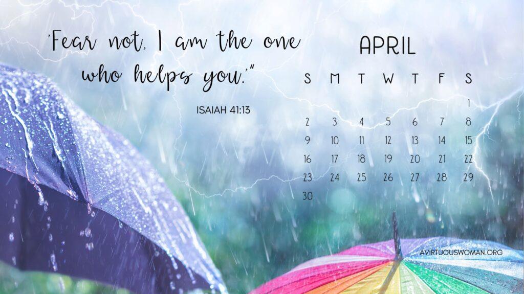 Wallpaper Calendars With Inspiring Bible Verses For