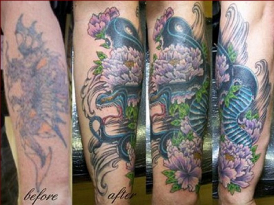 If You Are Looking To Update Your Look This Forearm Cover Up Tattoo
