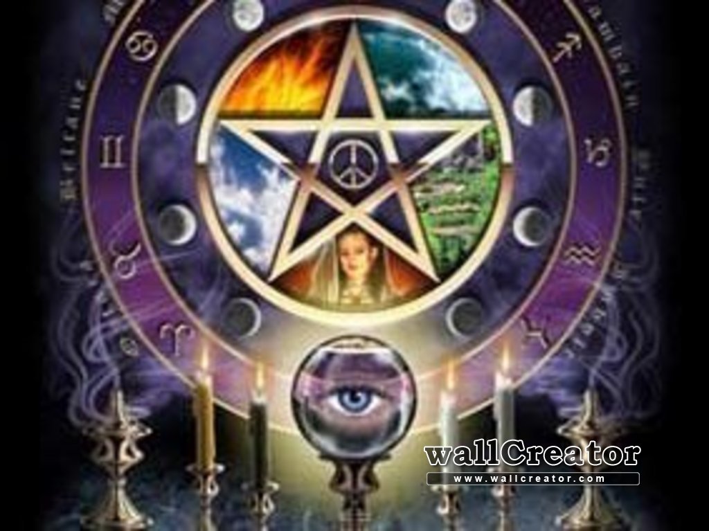 Wiccan Pentacle Wallpaper This