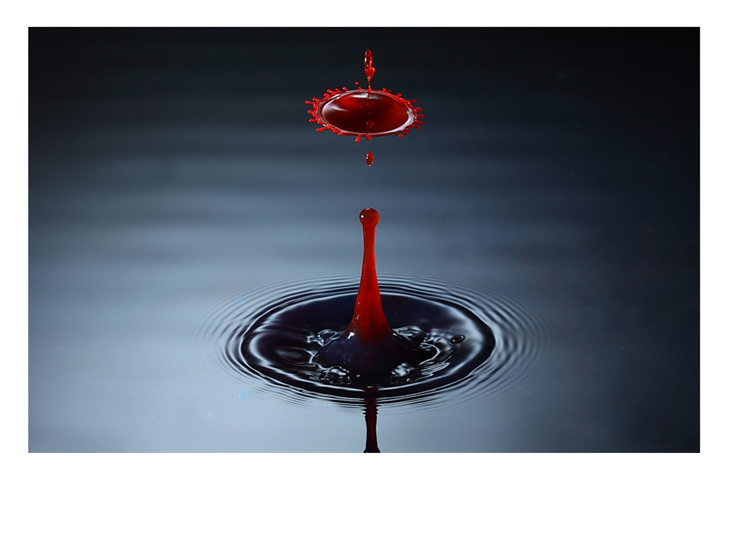 blood drop on the blood water 3d gaming hd wallpapers 1024 x 768jpg 1024x768
