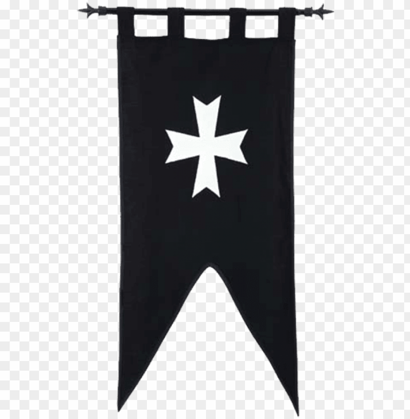 Templar Knight Order Of Hospitallers Banner By Marto Medieval
