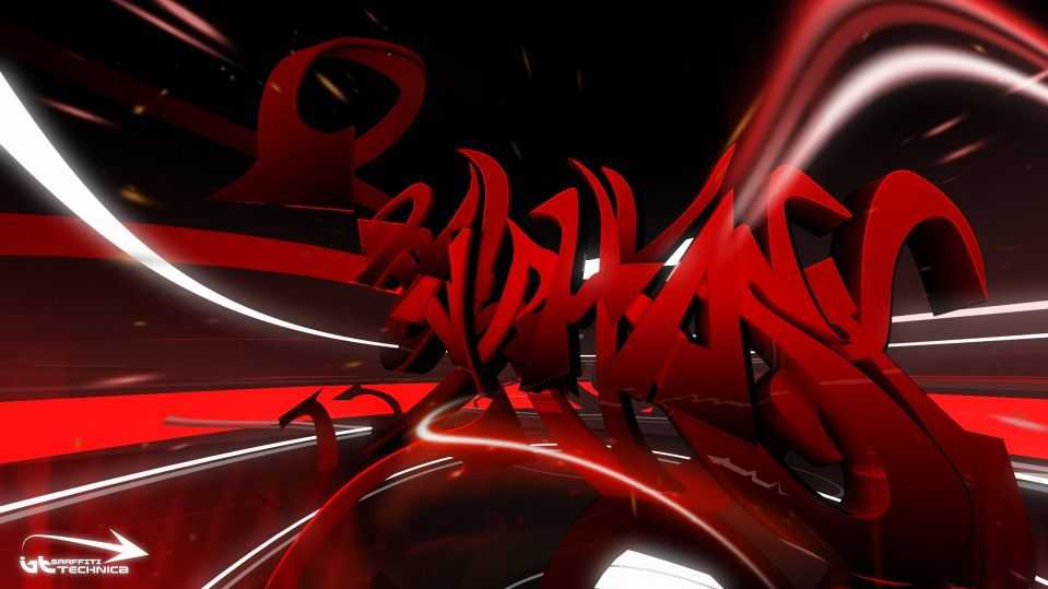 Graffiti Wallpaper Red Cool HD Collection