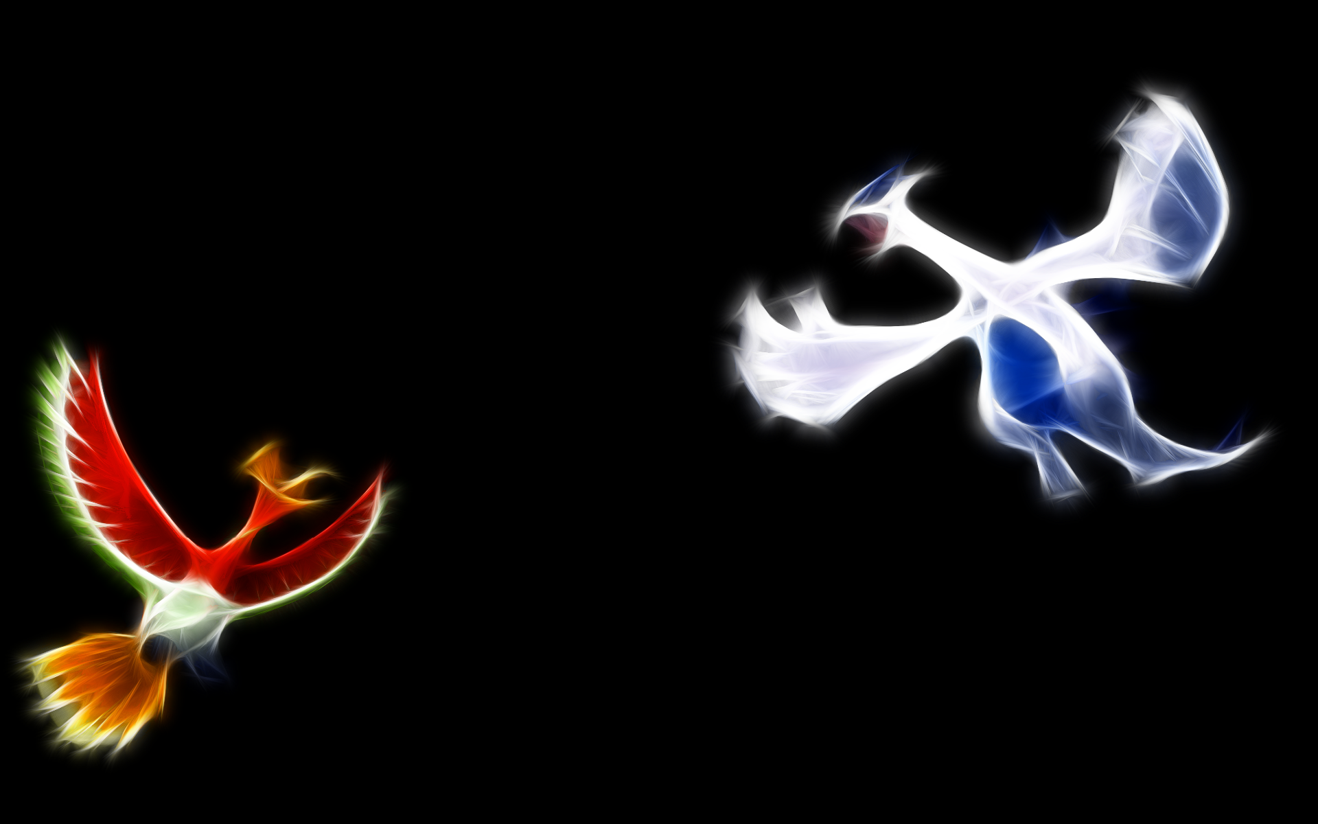 Ho Oh And Lugia Wallpaper