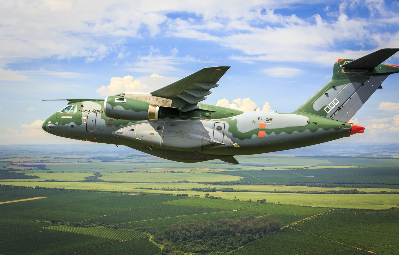 Wallpaper Fab Embraer Kc Military Aircraft Force Air