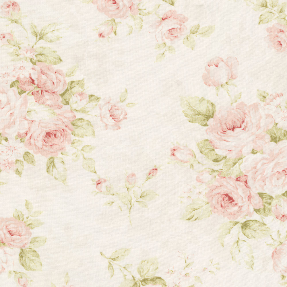 Pink Floral Fabric By The Yard Carousel Designs