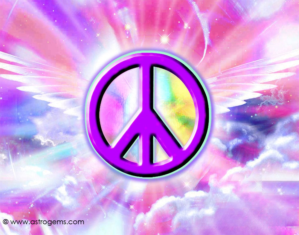 PEACE40 Big Peace symbol wallpaper