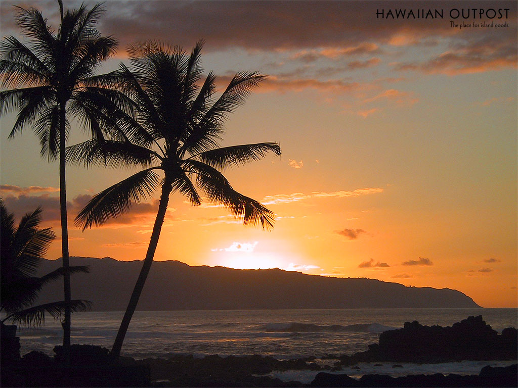 S Go Hawaii Sunset Desktop Wallpaper