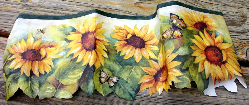 Sunflower Wallpaper Border Her For