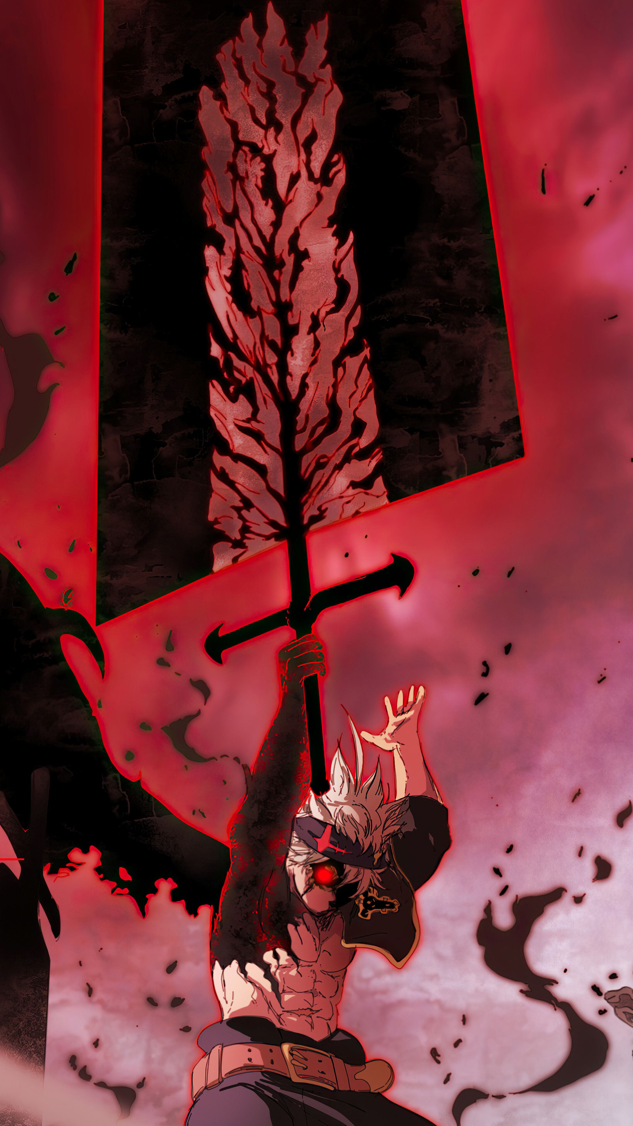 Black Clover 4k Phone Wallpaper