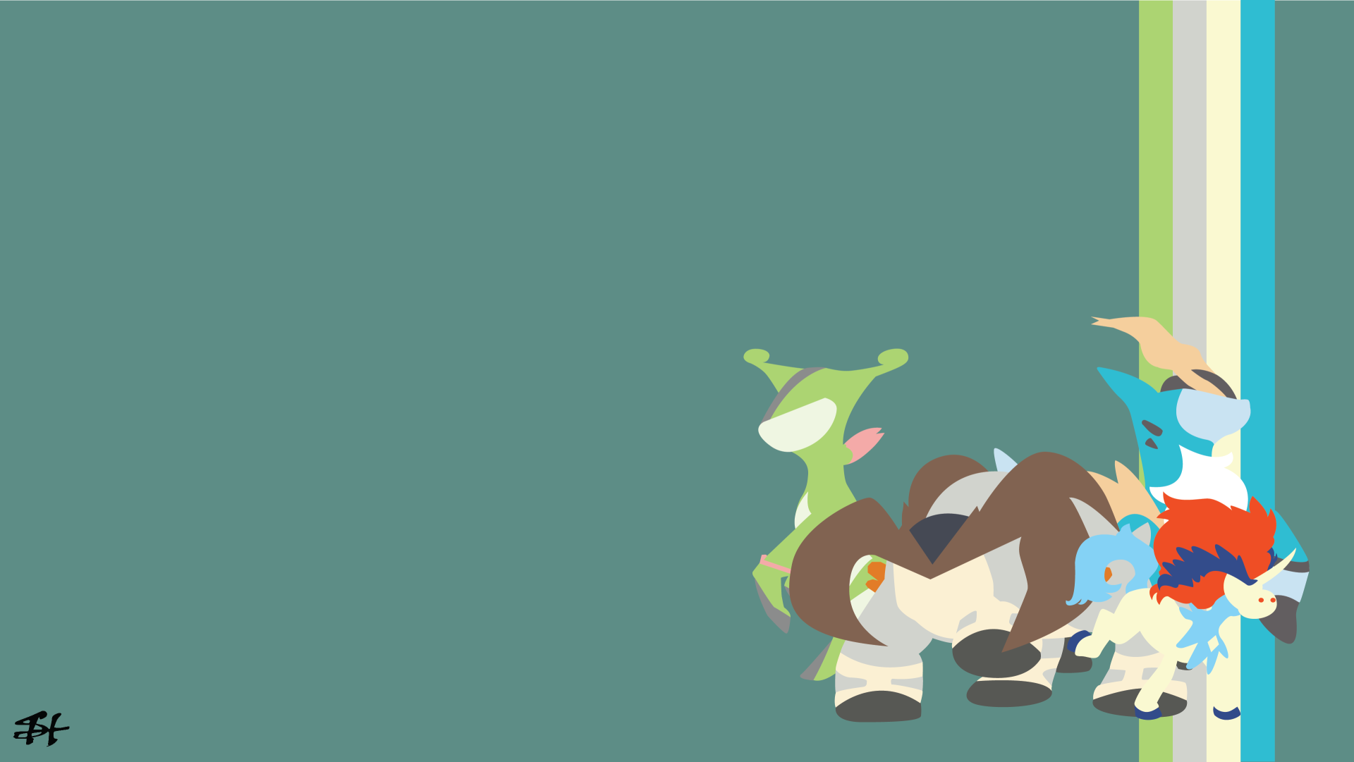 Virizion Pok Mon HD Wallpaper Background Image