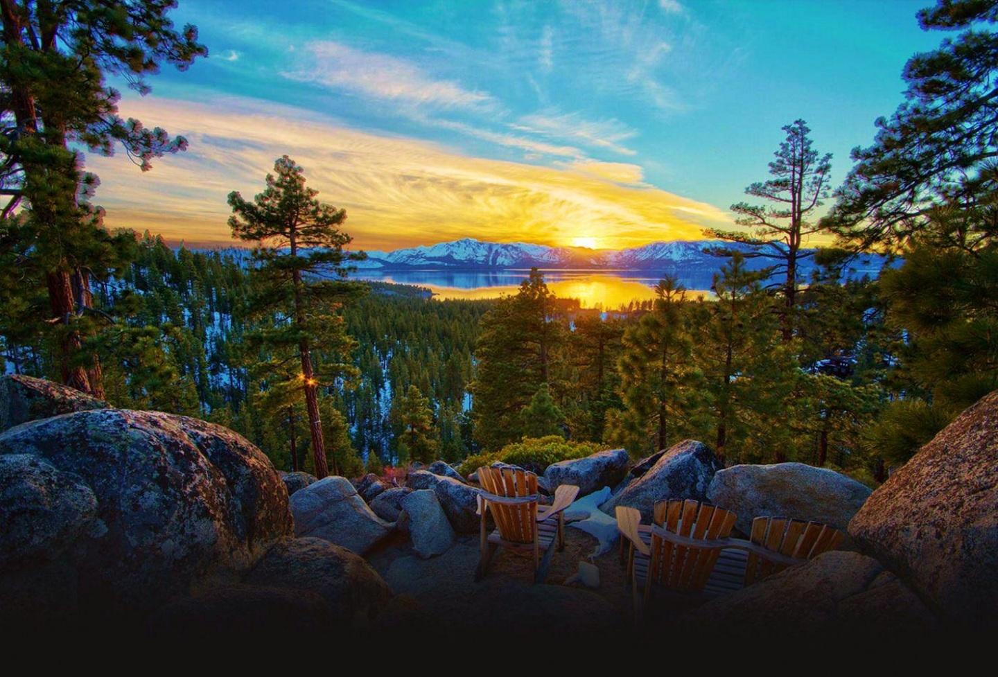 Lake Tahoe Summer Sunset Fondos De Pantalla Im Genes