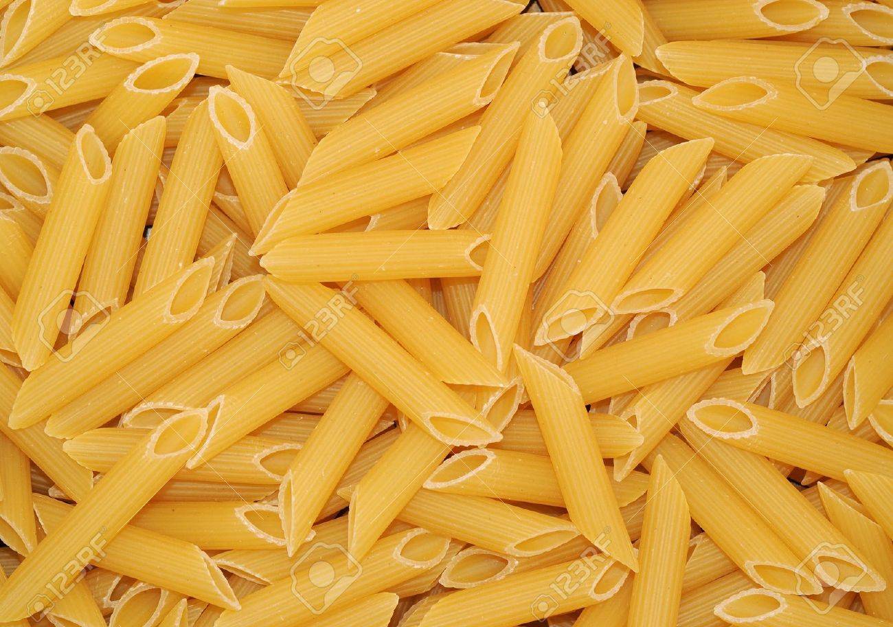 Dried Penne Pasta Background Stock Photo Picture And Royalty