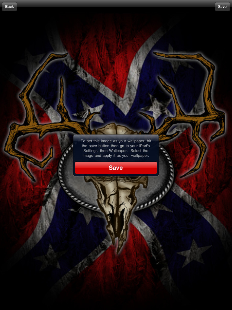 App Shopper Southern Pride Rebel Flag Wallpaper   for iPad