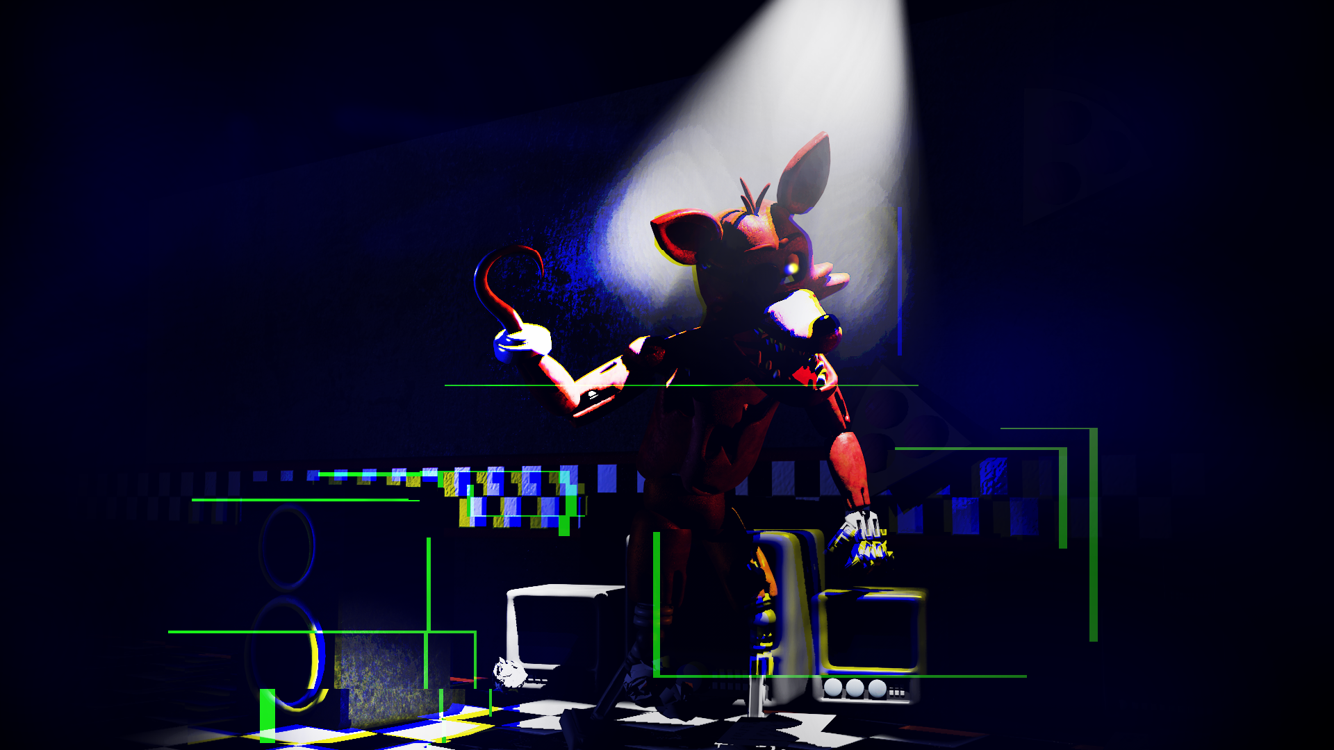 Five Nights At Freddys Wallpaper Foxy By 666thefoxgamer666