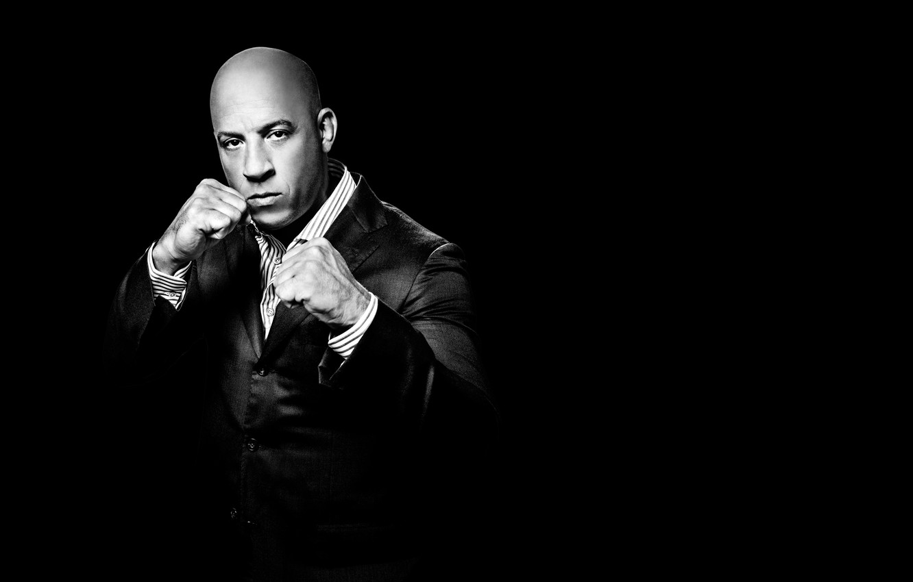 Wallpaper Pose Costume Actor Vin Diesel Stand Background