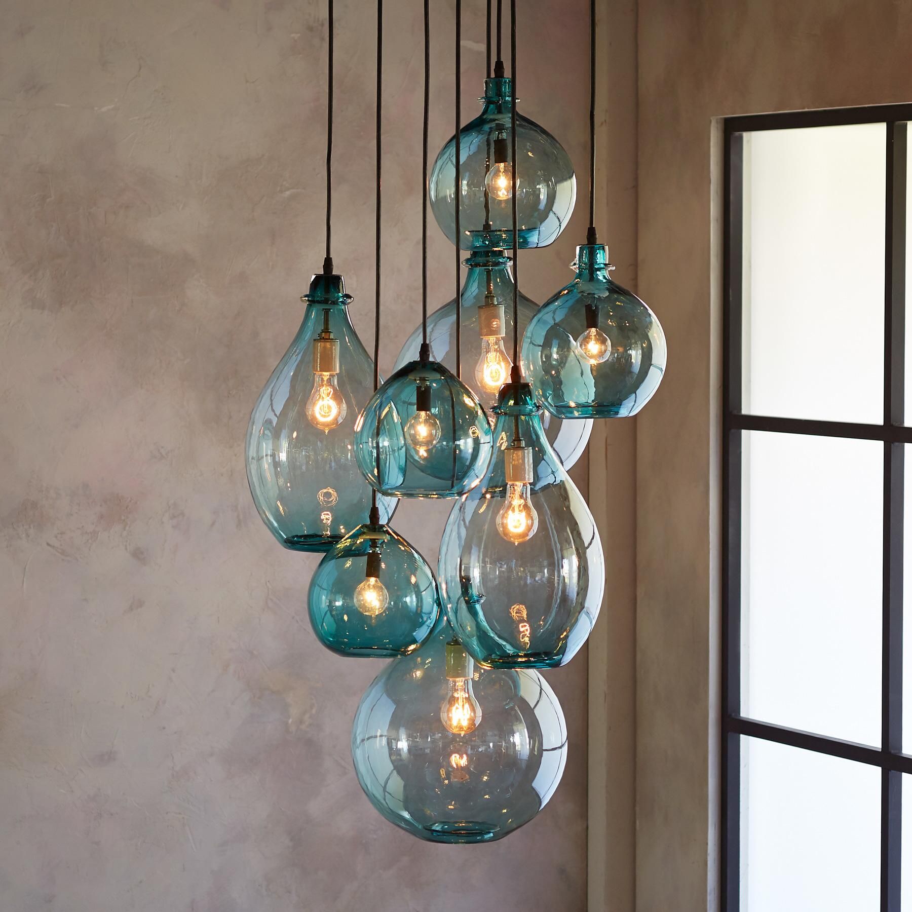 Salon Glass Canopy Pendant Light Kitchen Lighting Home Wallpaper