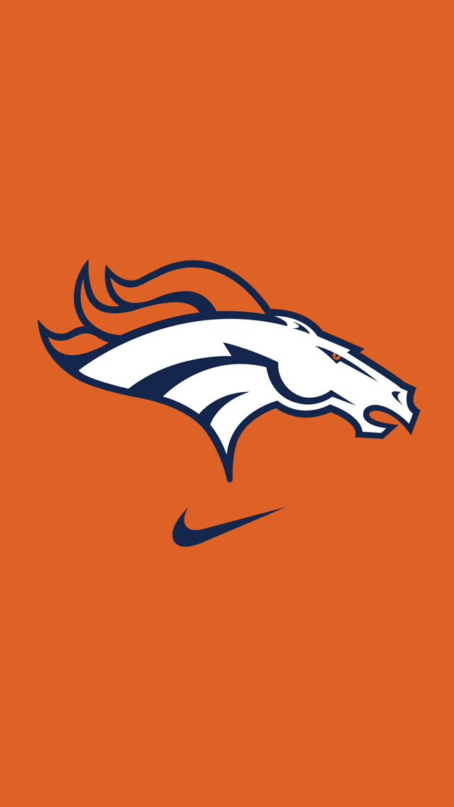 Broncos Logo Wallpaper For Iphone Denver broncos logo wallpaper 640x1136