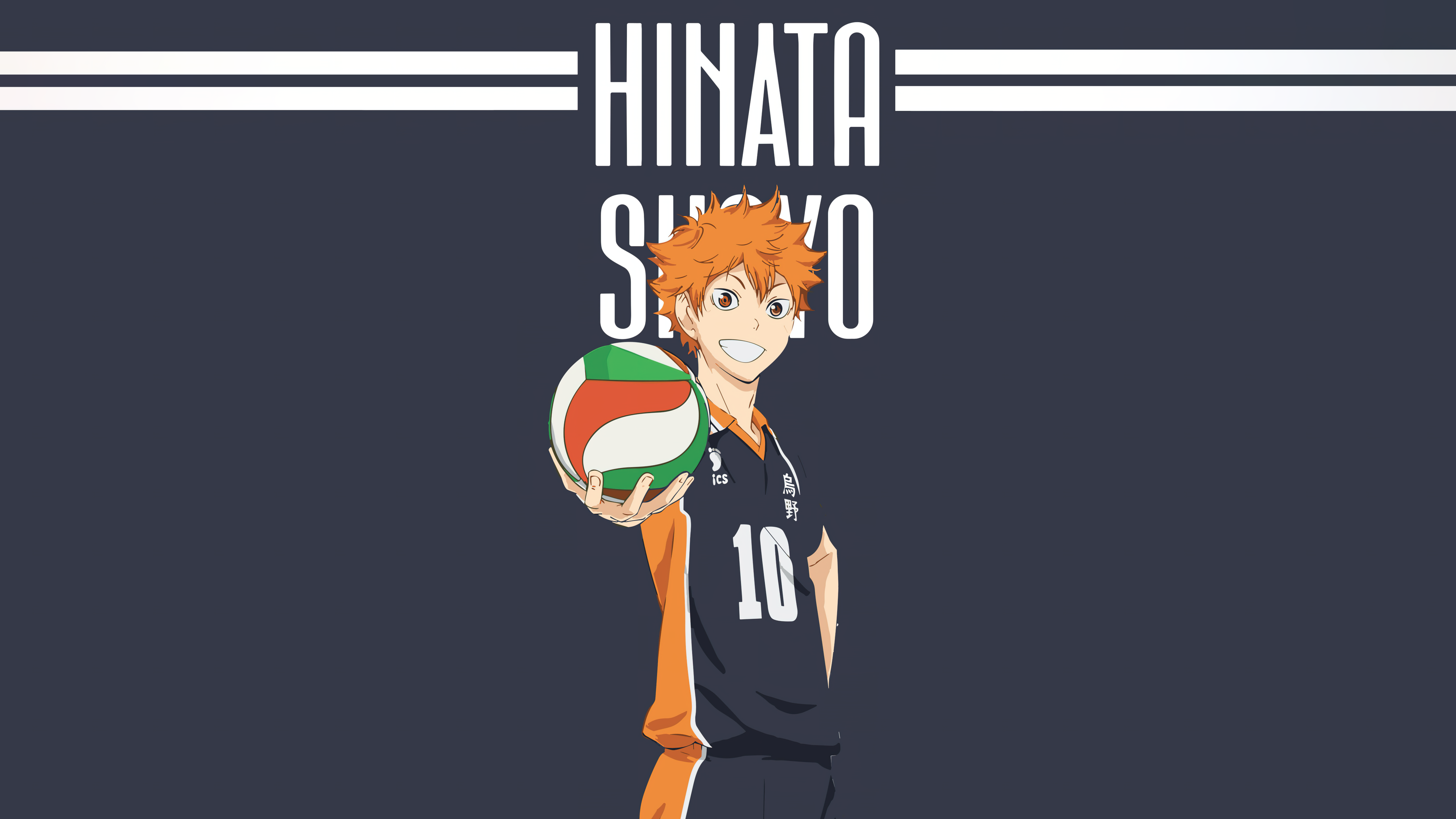 Shoyo Hinata Wallpaper 4k 8k Minimalist Haikyuu
