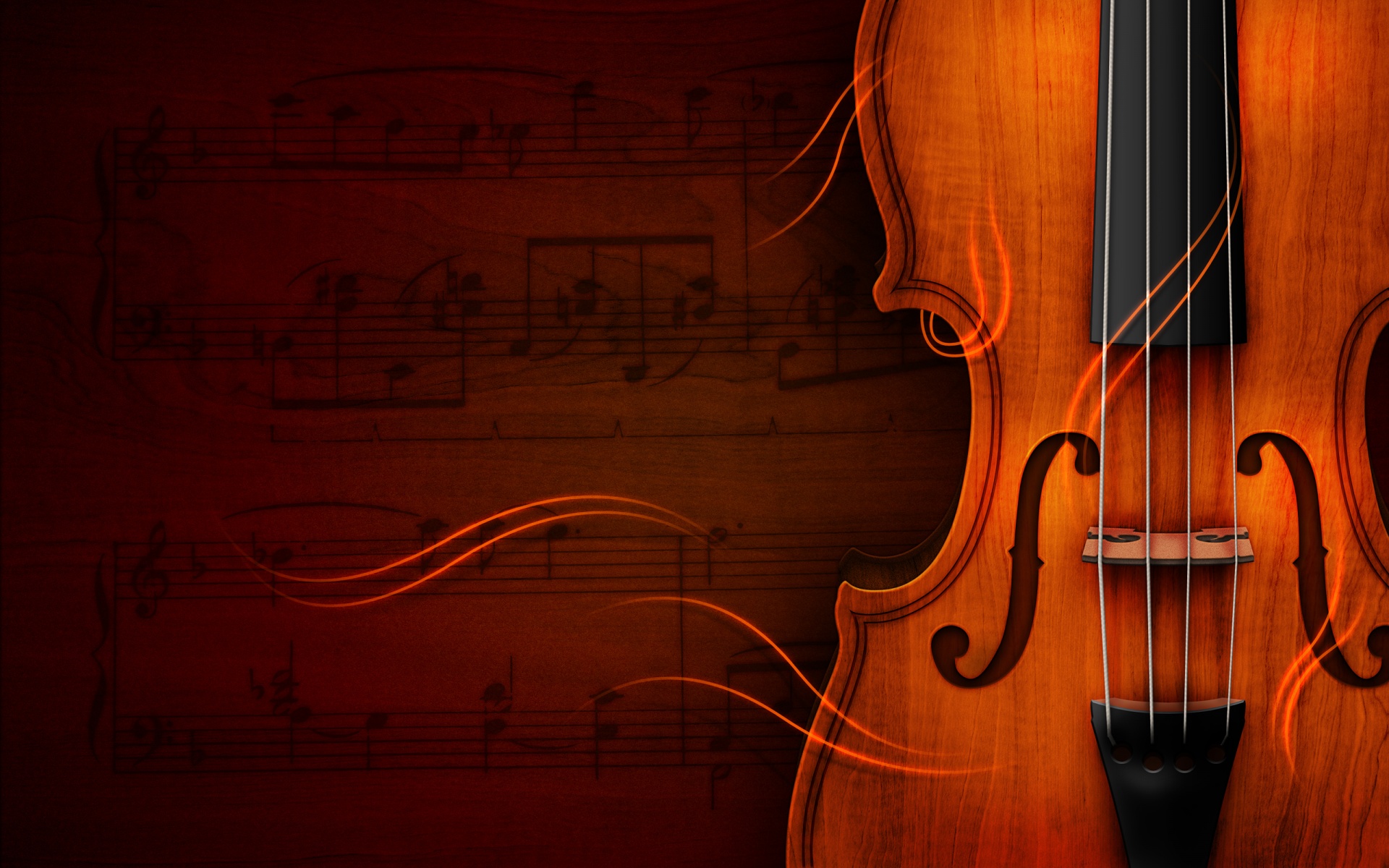 Beautiful Violin Wallpaper HD