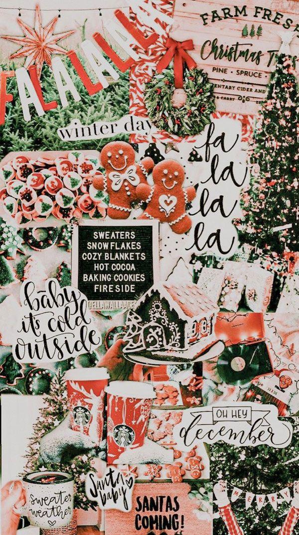 Christmas Collage Wallpaper Ideas It S A Sweater Season