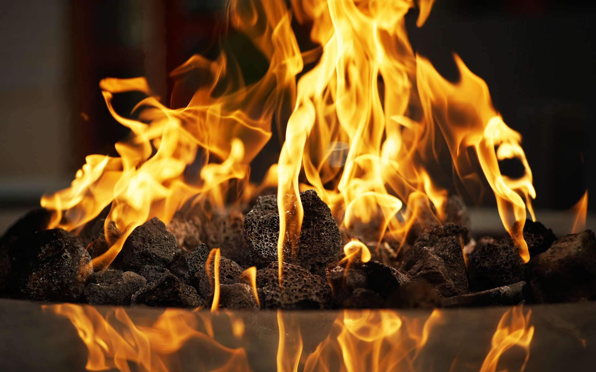 Wallpaper Fire Flame Bustion HD Picture Image