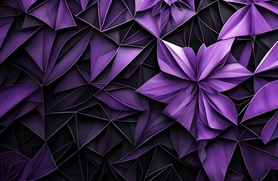 Purple And Black Wallpaper
