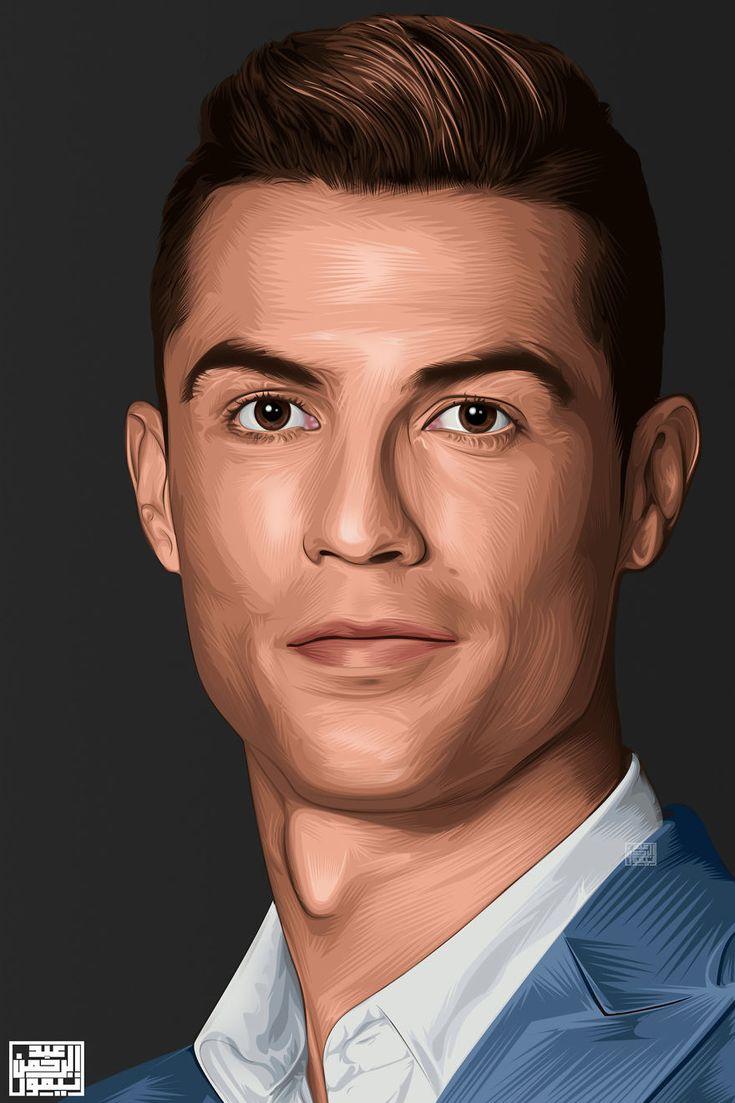 My Digital Art Portraits Ronaldo Portrait