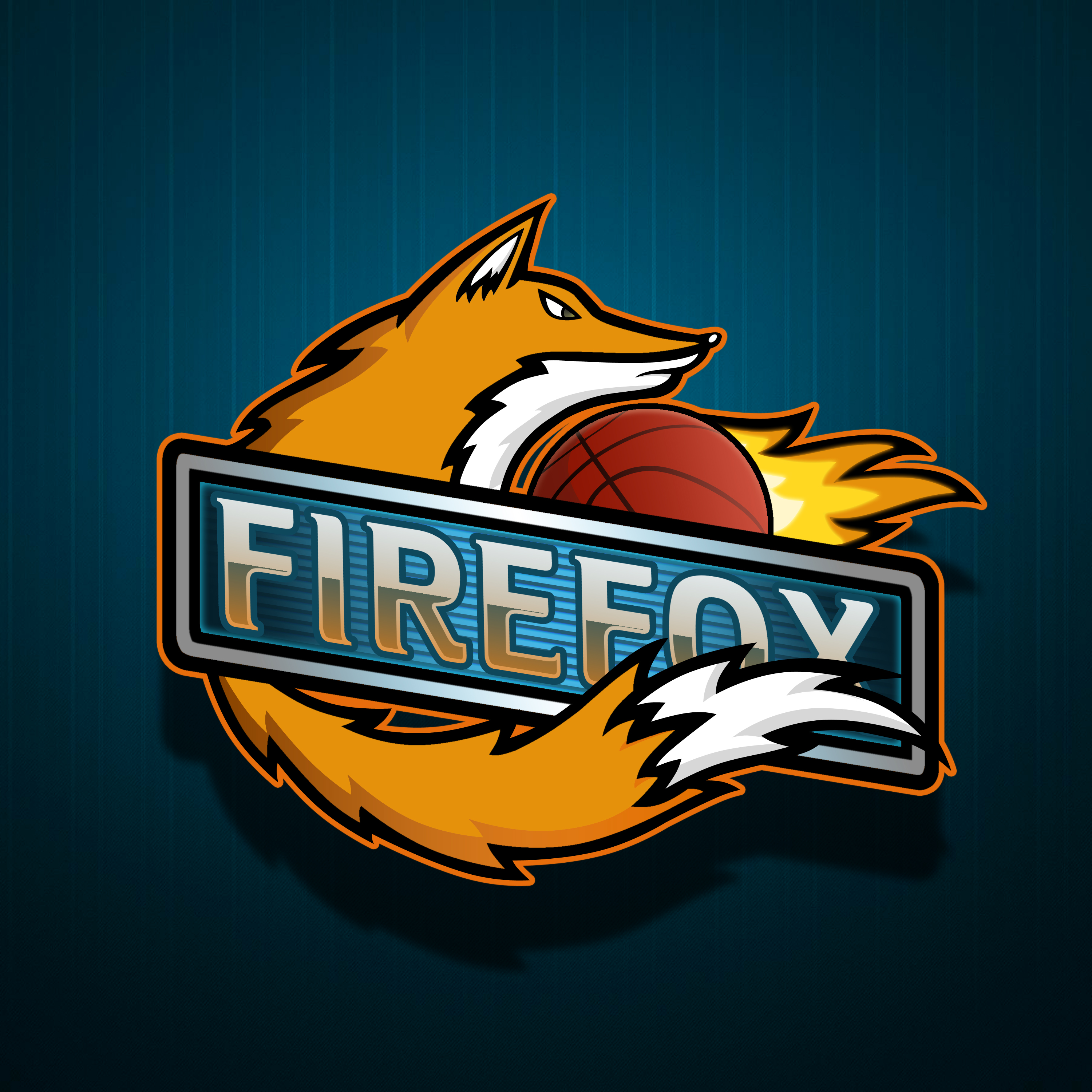 Logo of the basketball teamFireFox by AlexEngine on