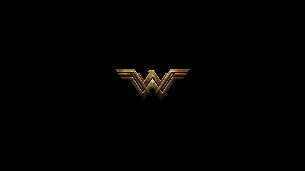 Wonder Woman Dark Minimal Logo Wallpaper