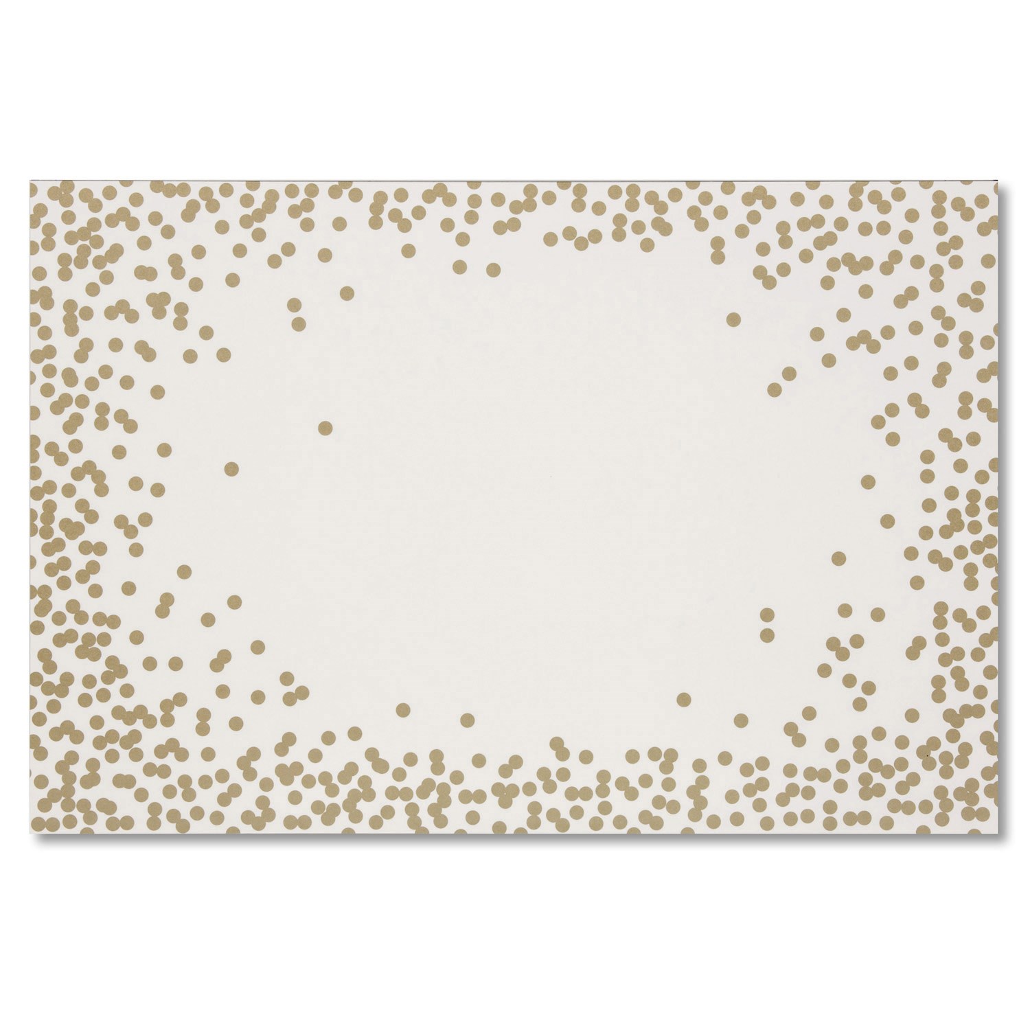 Gold Dot Background Confetti
