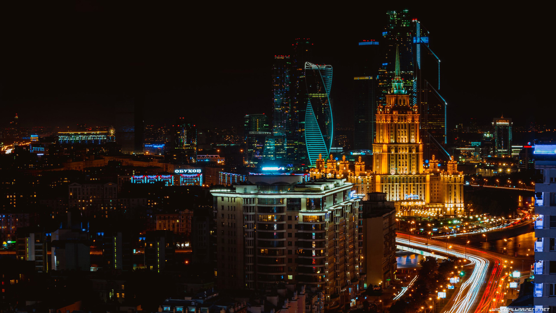 Moscow City Desktop Wallpaper HD And Wide