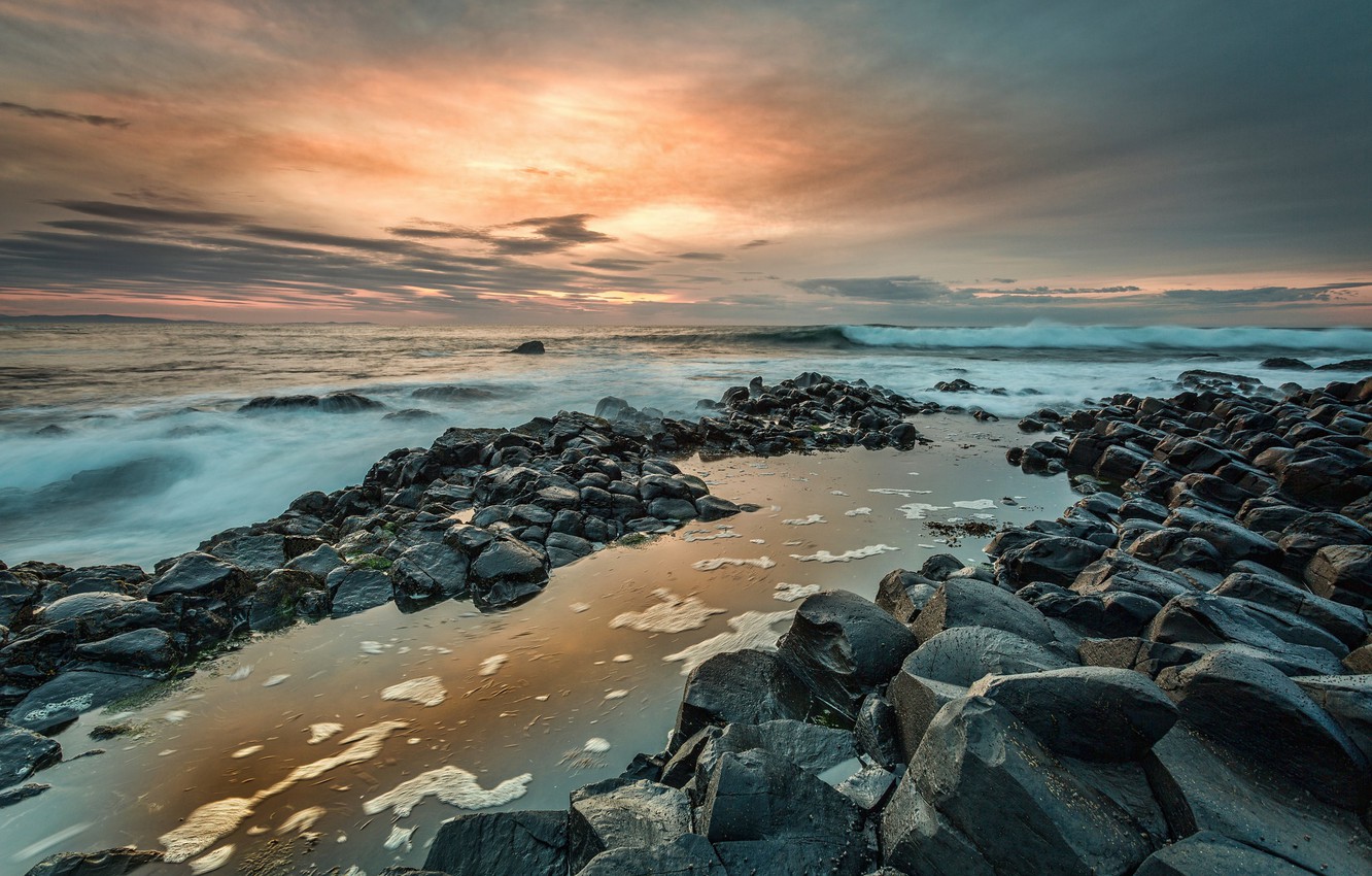 Wallpaper Coast Northern Ireland Giant S Causeway Image For