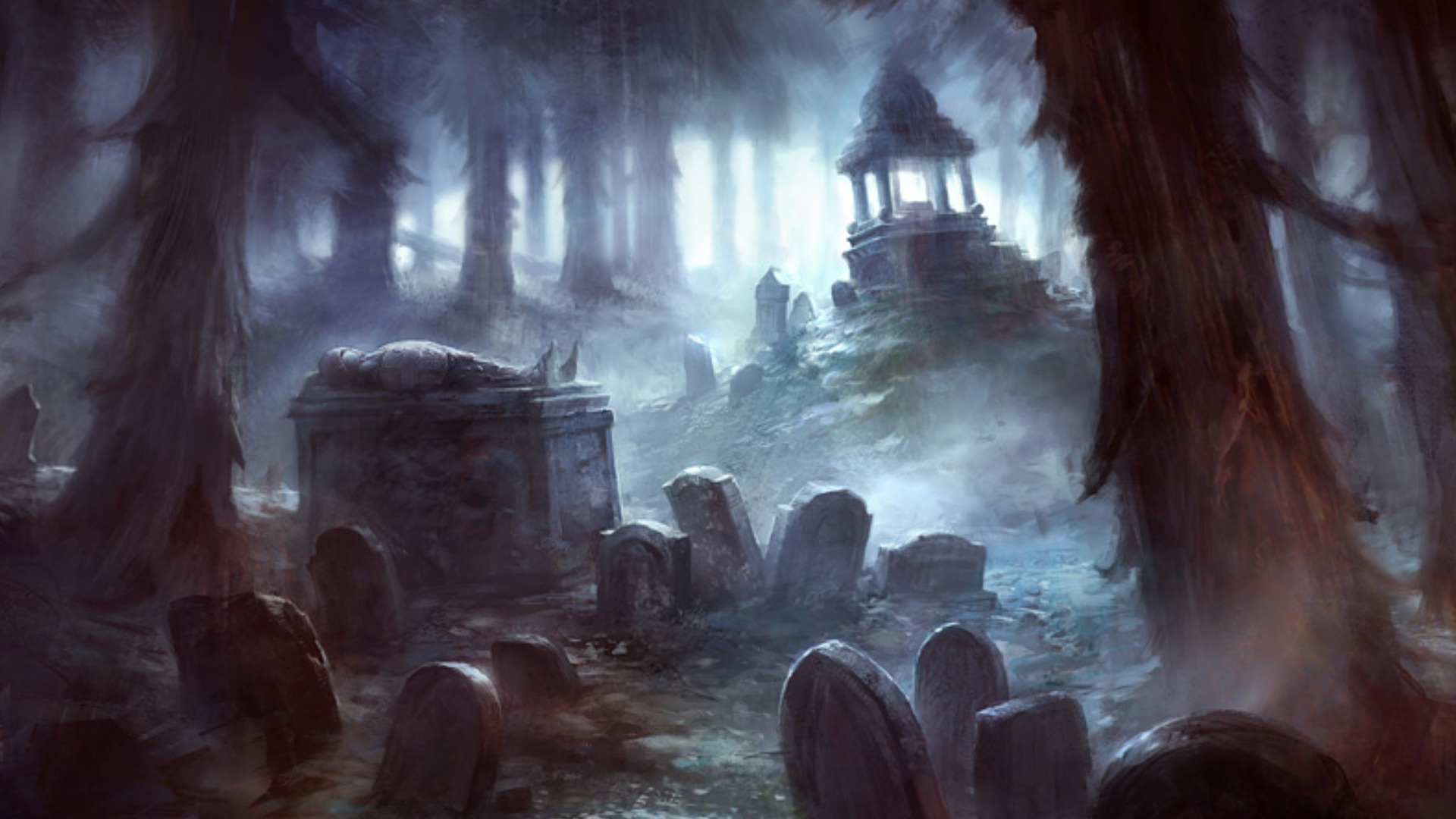 Cemetery HD Wallpaper Background Image Id