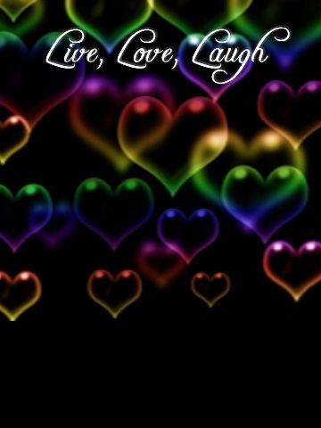 Neon Background Live Laugh Love And Wallpaper