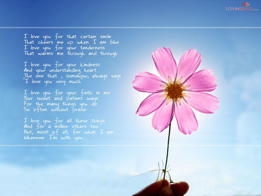Enjoy This New Love Poems Desktop Background Wallpaper