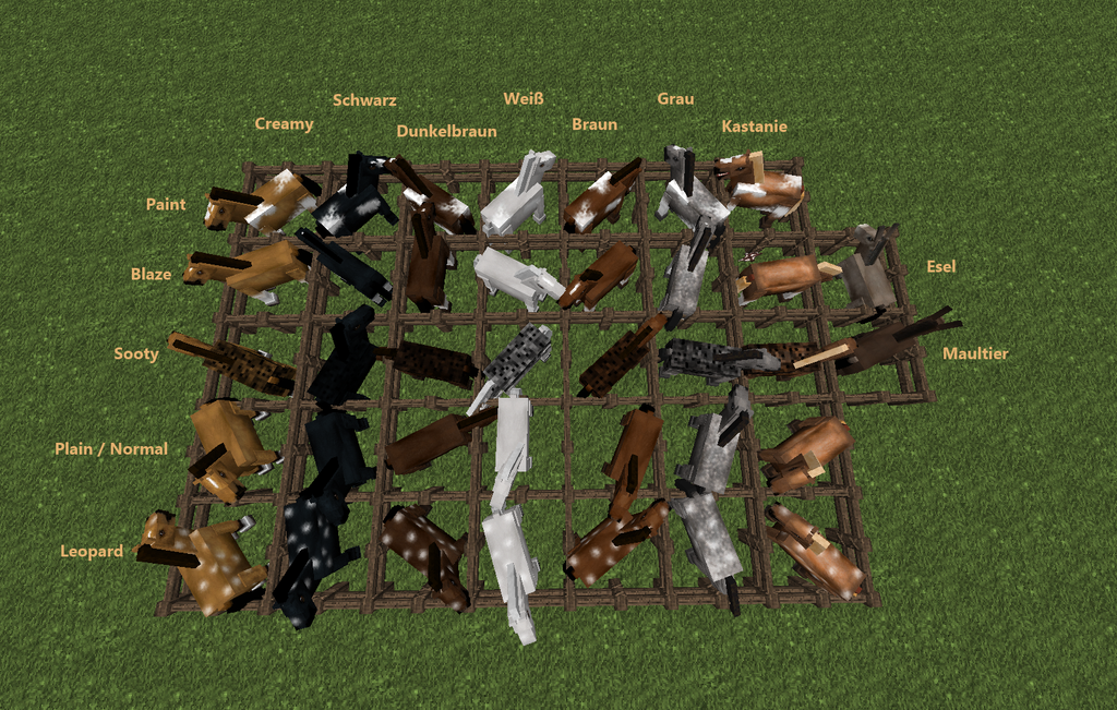 Minecraft Horse Breeds Conquest By Shedew