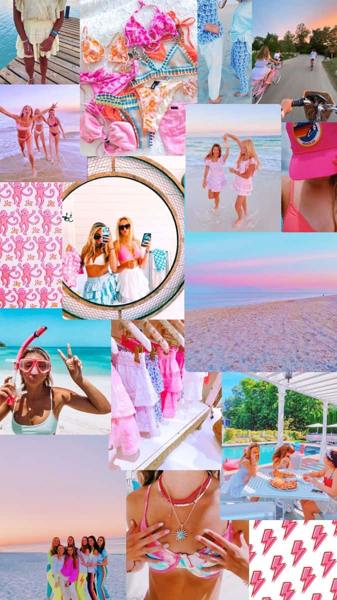 Preppy Girl Aesthetic Wallpaper