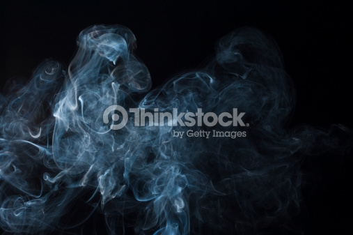Moving Smoke On A Black Background Stock Photo Thinkstock