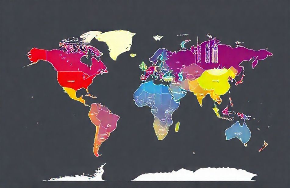 World Map Time Zones Wallpaper