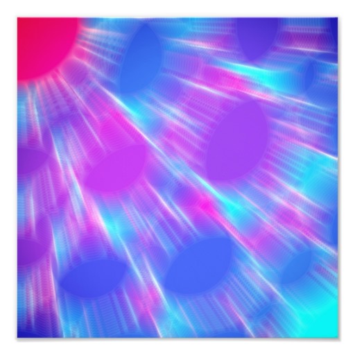 Unfocused Blue Pink And Purple Background Photographic Print