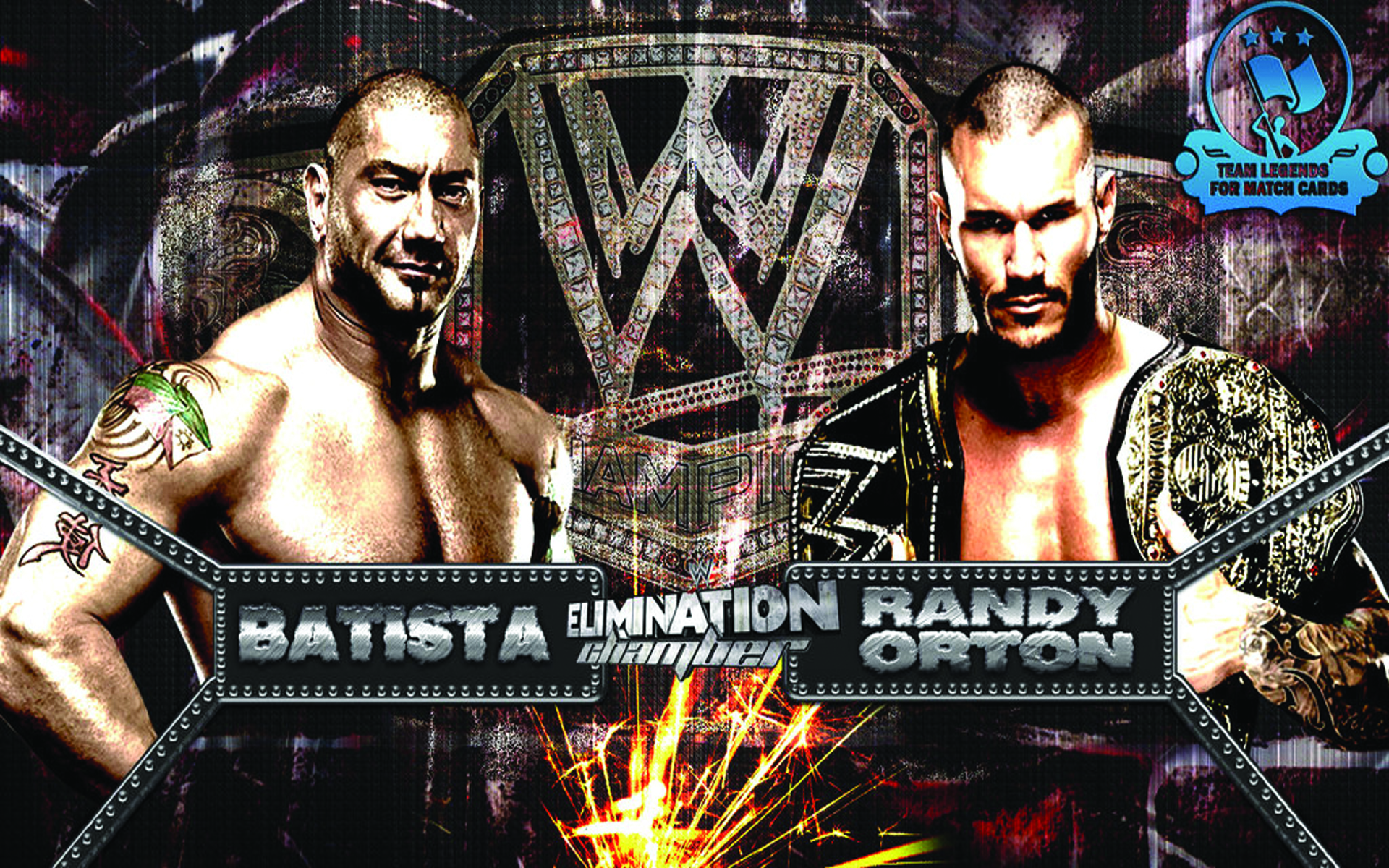 Batista Vs Randy Orton In Elimination Chamber Get