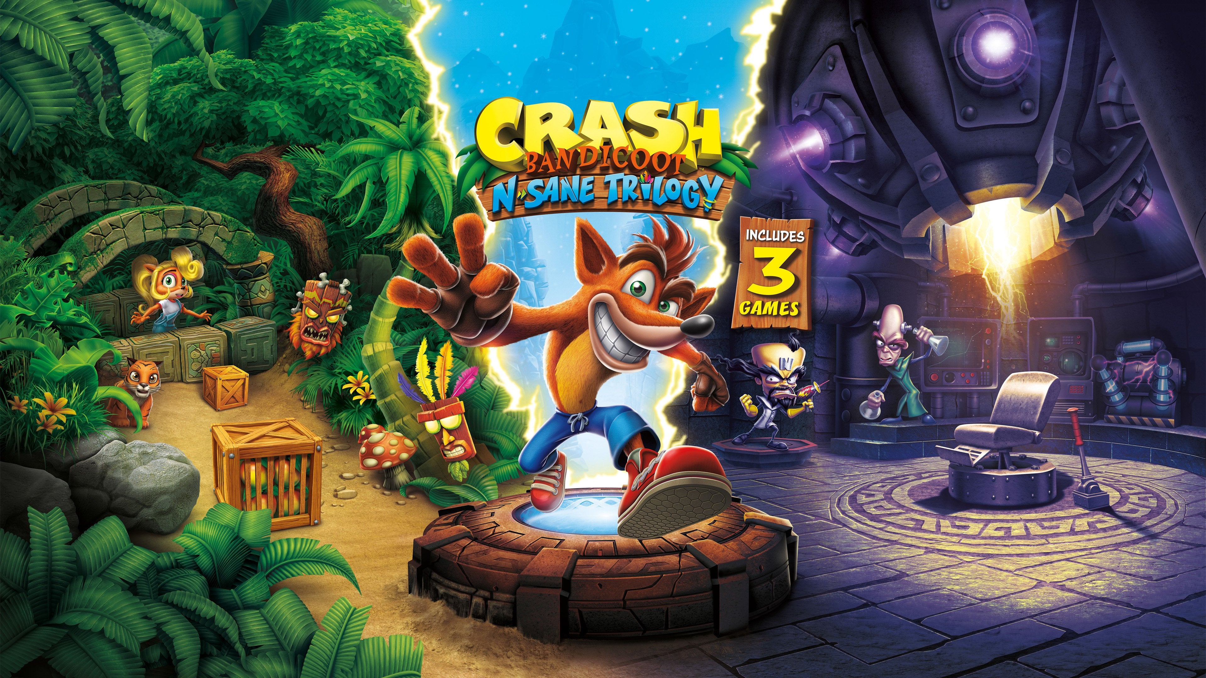 4k Crash Bandicoot N Sane Trilogy Wallpaper Background R Gaming